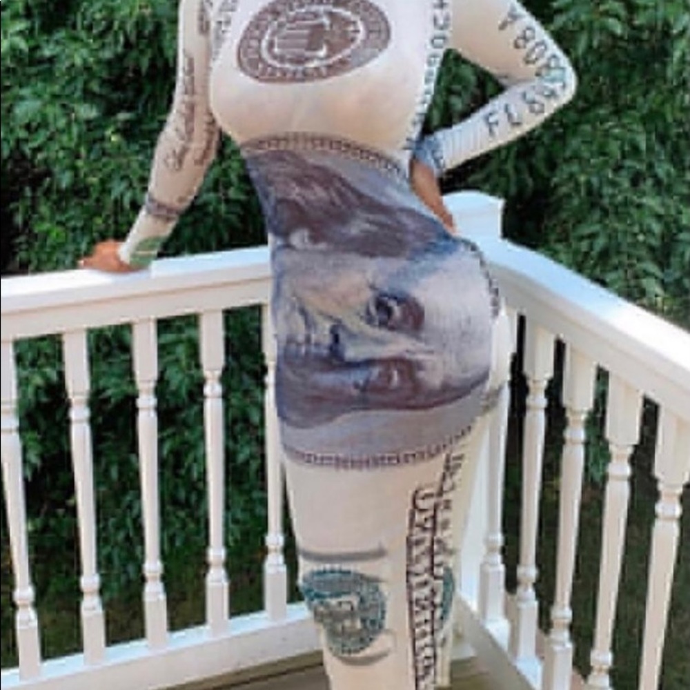 Mesh Cash Money Ankle length Dress
